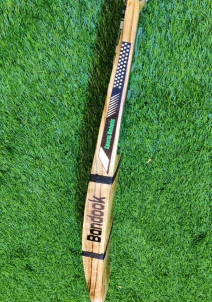 TR Sports Double Blade Burn Edition Hard Tennis Kashmir Willow Cricket Bat for Men and Women Short Handle Full Size with Free Bat Cover-image-33