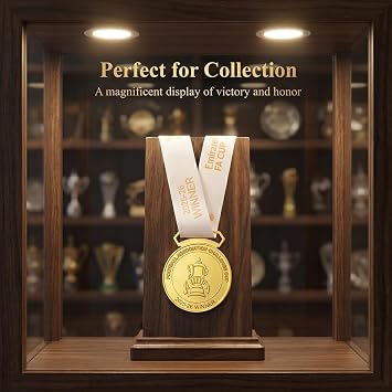 20252026 FA Cup Champions Medals,All-Metal Construction,Double-Sided Embossing,Football League Souvenir Gifts for Fans