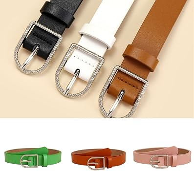 JSGHGDF Harajuku Teens Waist Belt with Adjustable Pin Buckle