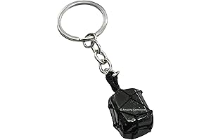 Black Tourmaline Crystal Keychain: Protection and Healing on the Go