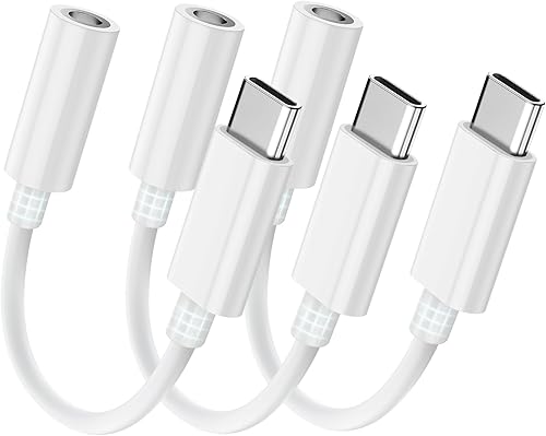 Miniatura 15 de Seulliya Adaptador USB C a 3.5mm de conector de auriculares para iPhone 17/16/15 Pro/Max, DAC Dongle de audio de alta resolución, convertidor de