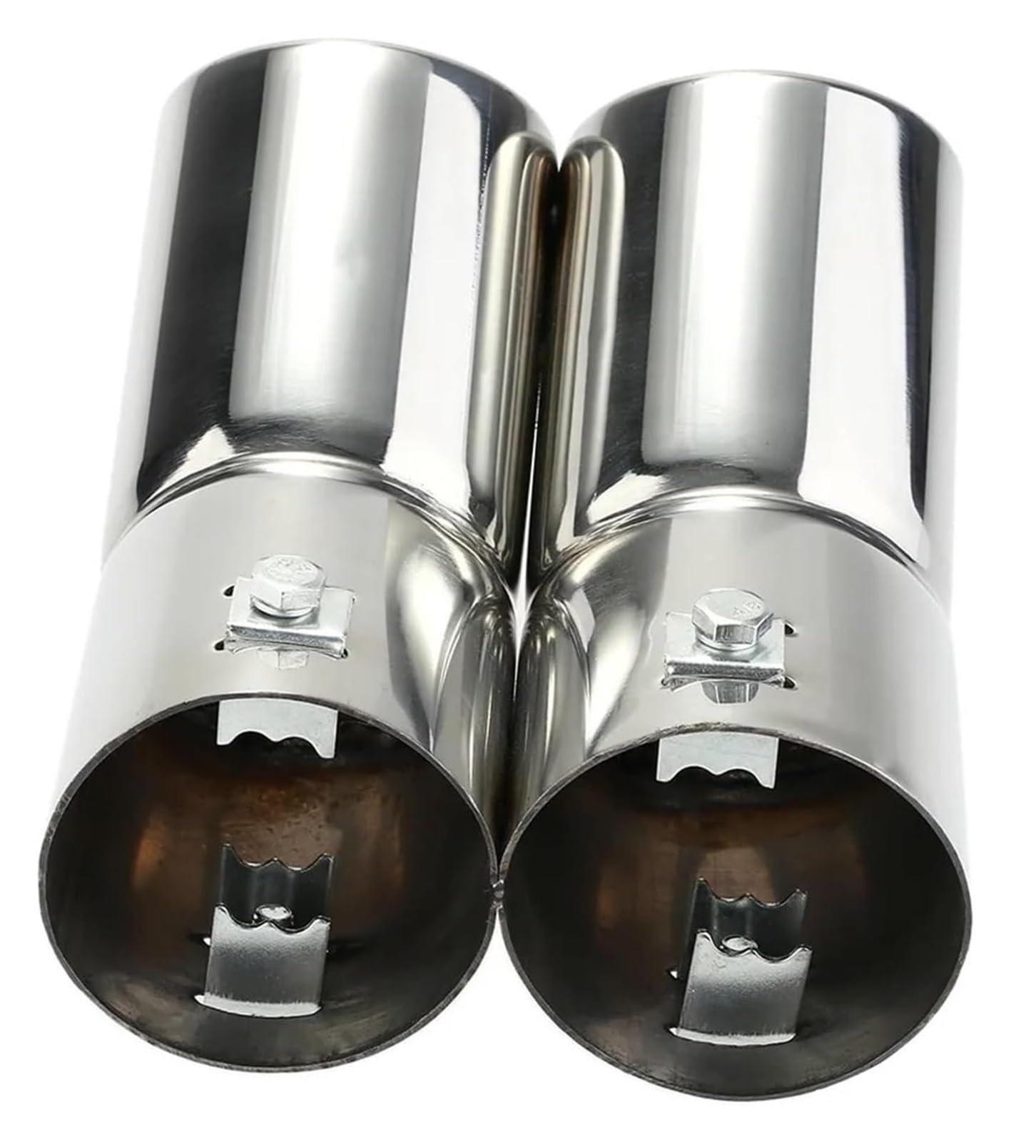 Per Jetta 1998-2004 Per Golf 4 Per Bora Terminali Di Scarico Doppi In Acciaio Inossidabile Per Auto Scarico Terminale Marmitta