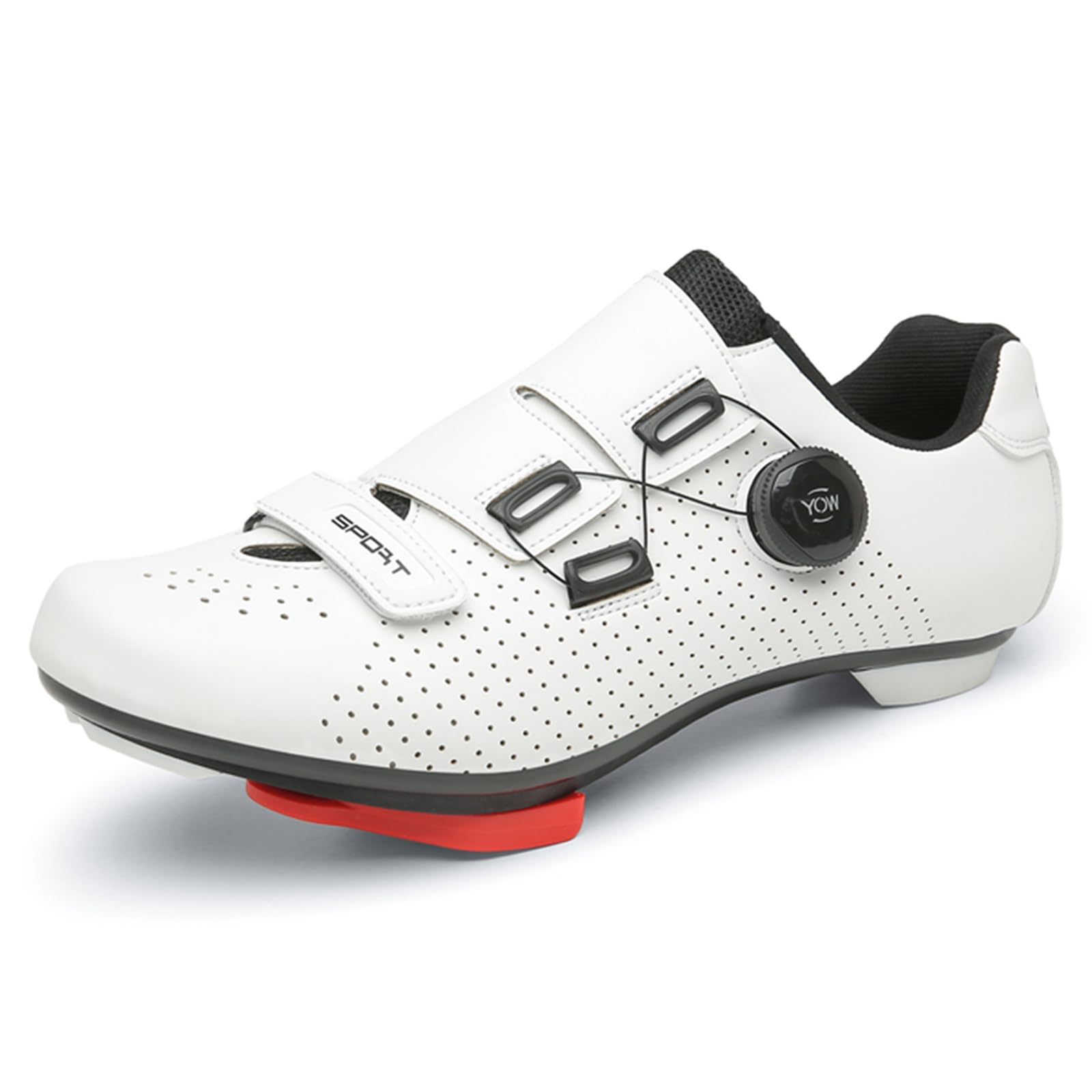 Scarpe da Ciclismo Unisex-Adulto Traspirante Ciclismo Scarpe da Ginnastica Scarpe da Bici Strada Uomo Donna Compatibile con SPD e Delta Blocco Pedale