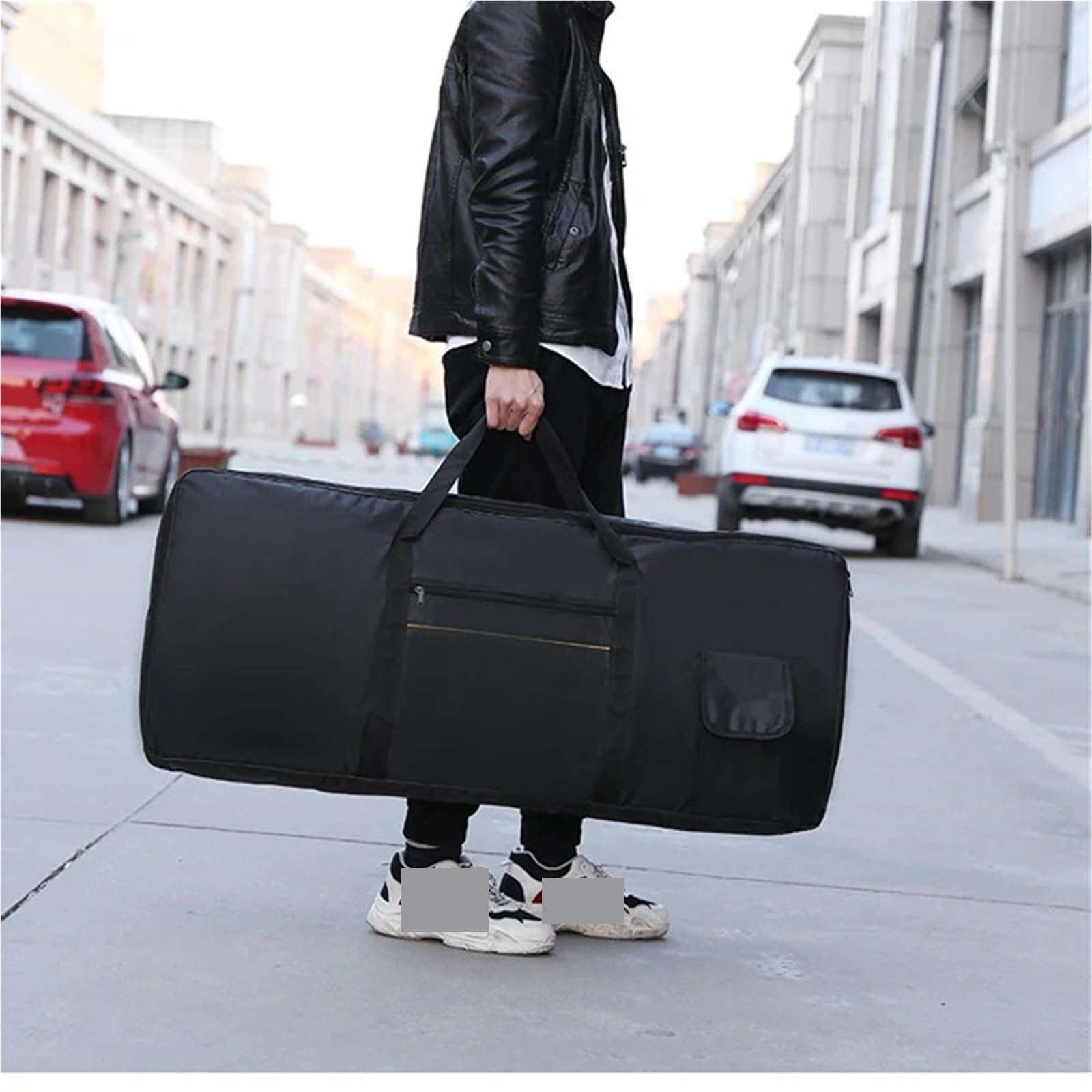 Bolsa para Teclado De Piano Funda Impermeable portátil de Tela Oxford for órgano electrónico, Funda for Teclado de 61 Teclas, Instrumentos Musicales de Piano para Piano