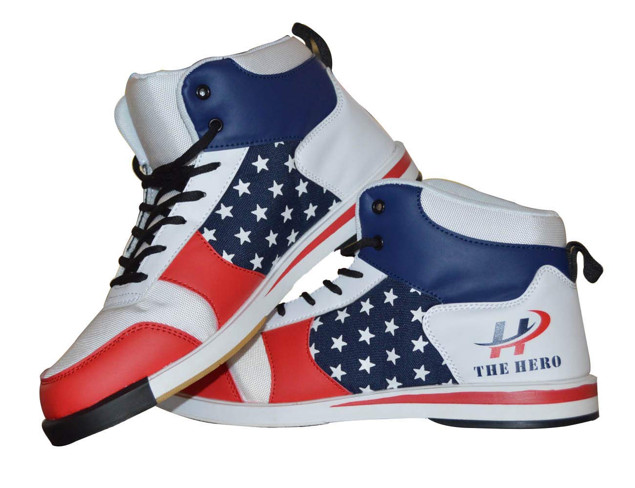 Hollmark Men's The All-Americans Bowling Shoe for Right Handed Bowler - Red,White and Blue (Size - 7)