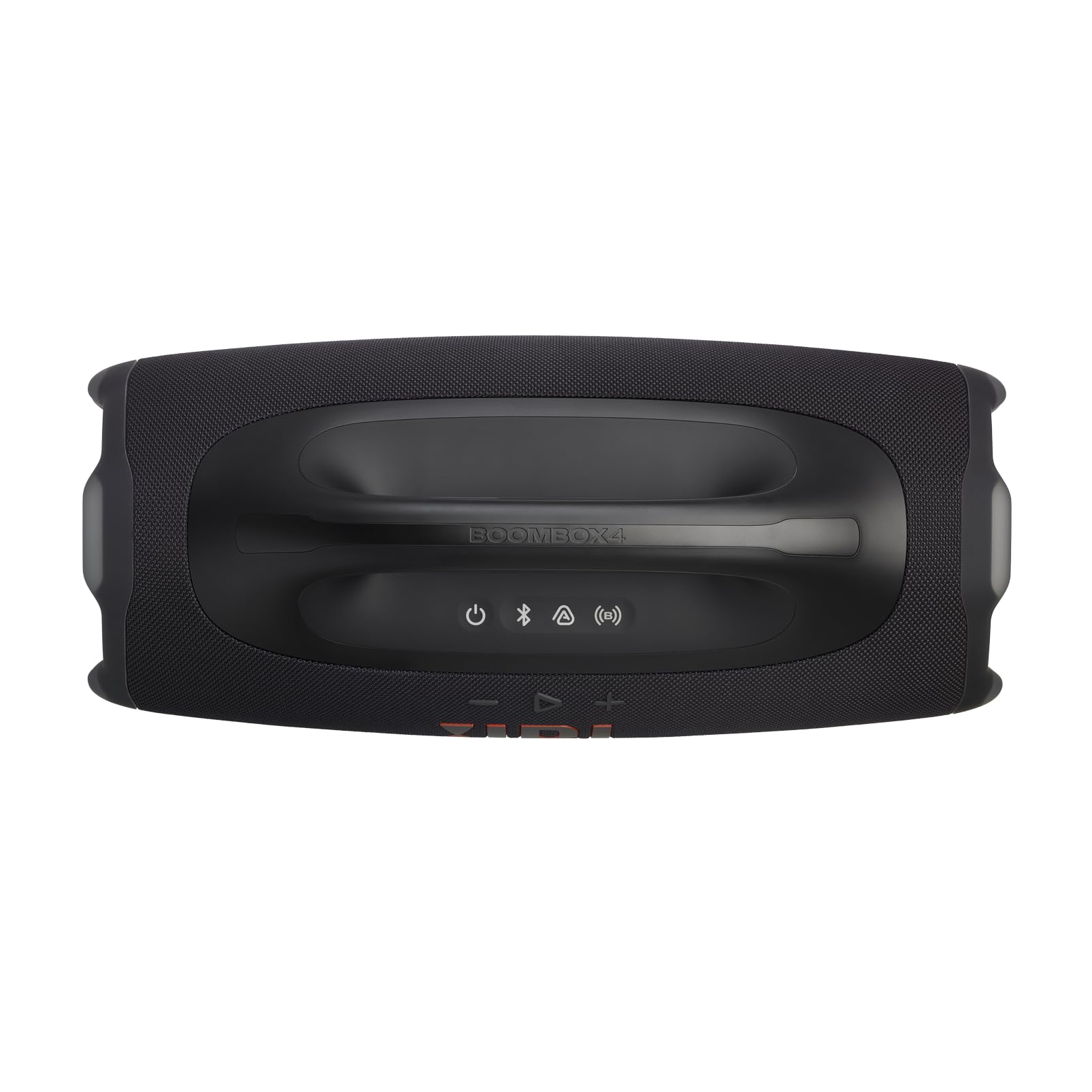 JBL Boombox 4, Speaker Bluetooth Portatile, JBL Pro Sound con AI Sound Boost, IP68 Resistente ad Acqua e Polvere, Fino a 34 Ore di Autonomia, Auracast Multi-Speaker, Doppio Bass Boost, Nero