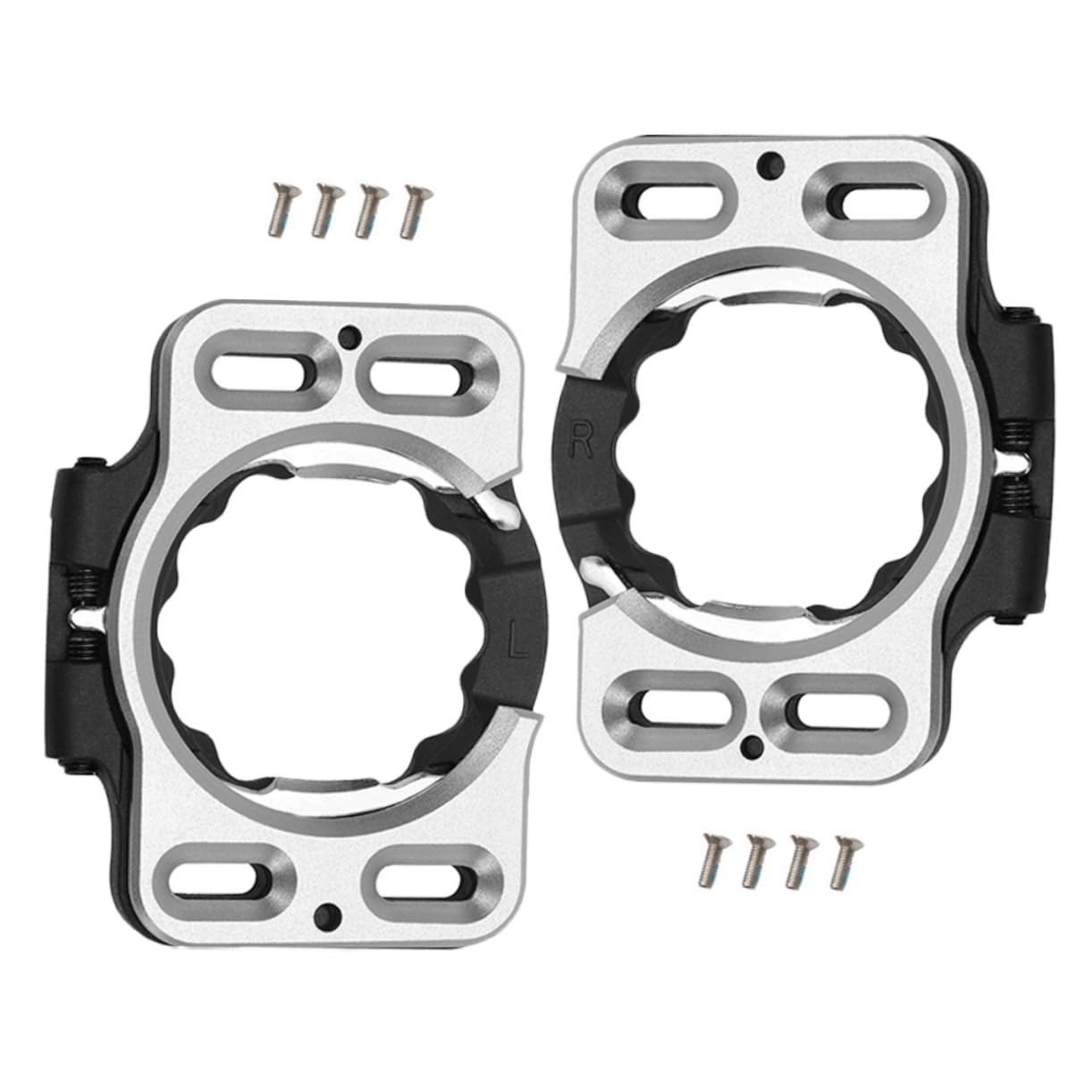 Toyvian 2pezzi Tacchette Per Bici Da Strada Convertitore Di Tacchette Per Ciclismo Su Strada Adattatore Per Per Bici Per Scarpe Da Ciclismo Copripedale Per