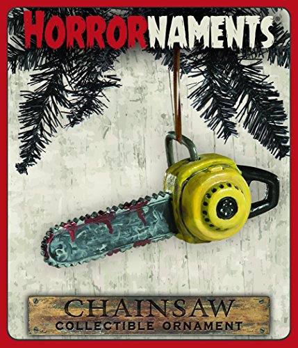 Bloody Chainsaw Ornament - Scary Prop and Decoration for Halloween, Christmas, Parties and Events - By HorrorNaments