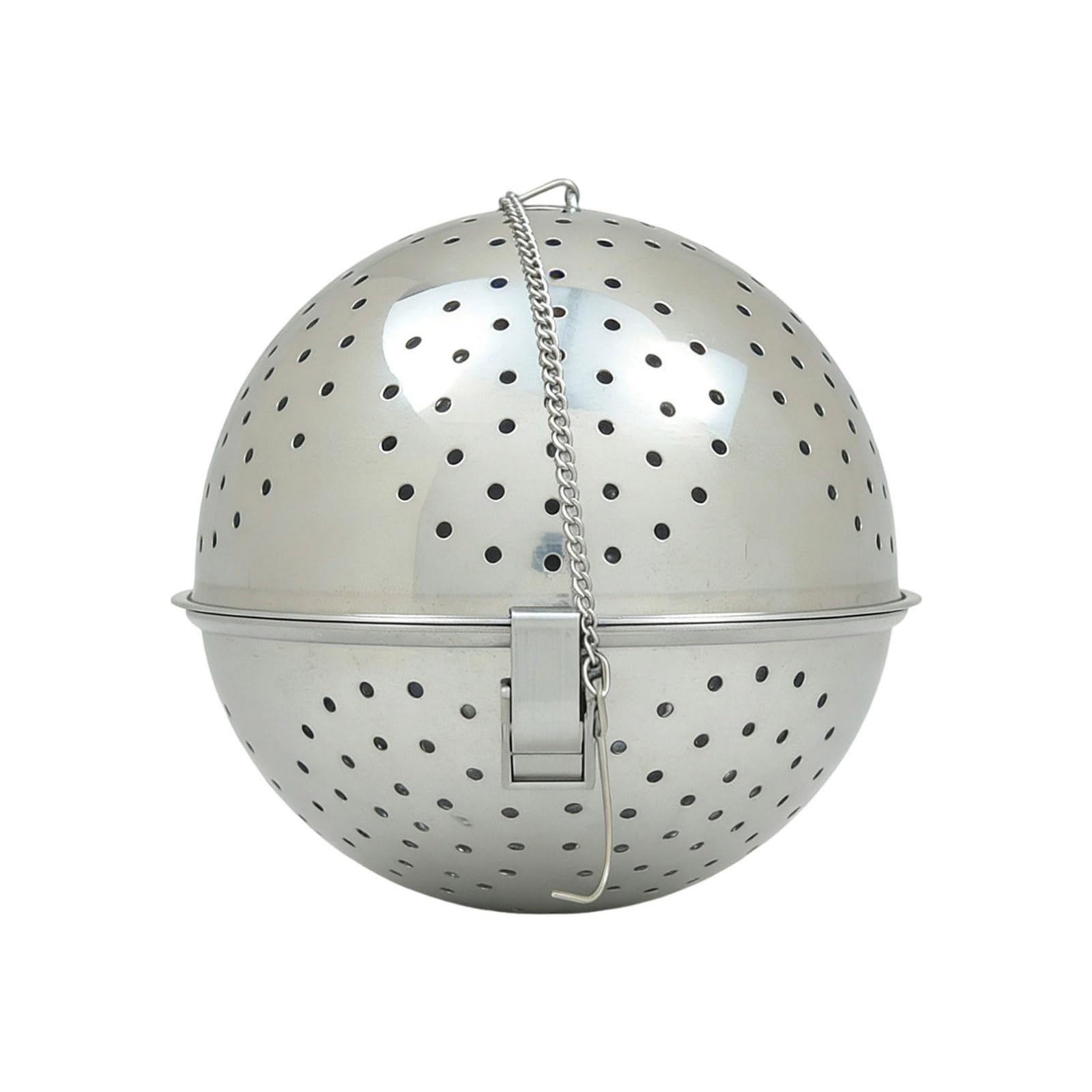 CUNZJIA Premium 304 Stainless Steel Tea Infuser Ball with Extended Chain Hook Easy Seasoning Ball Strainer