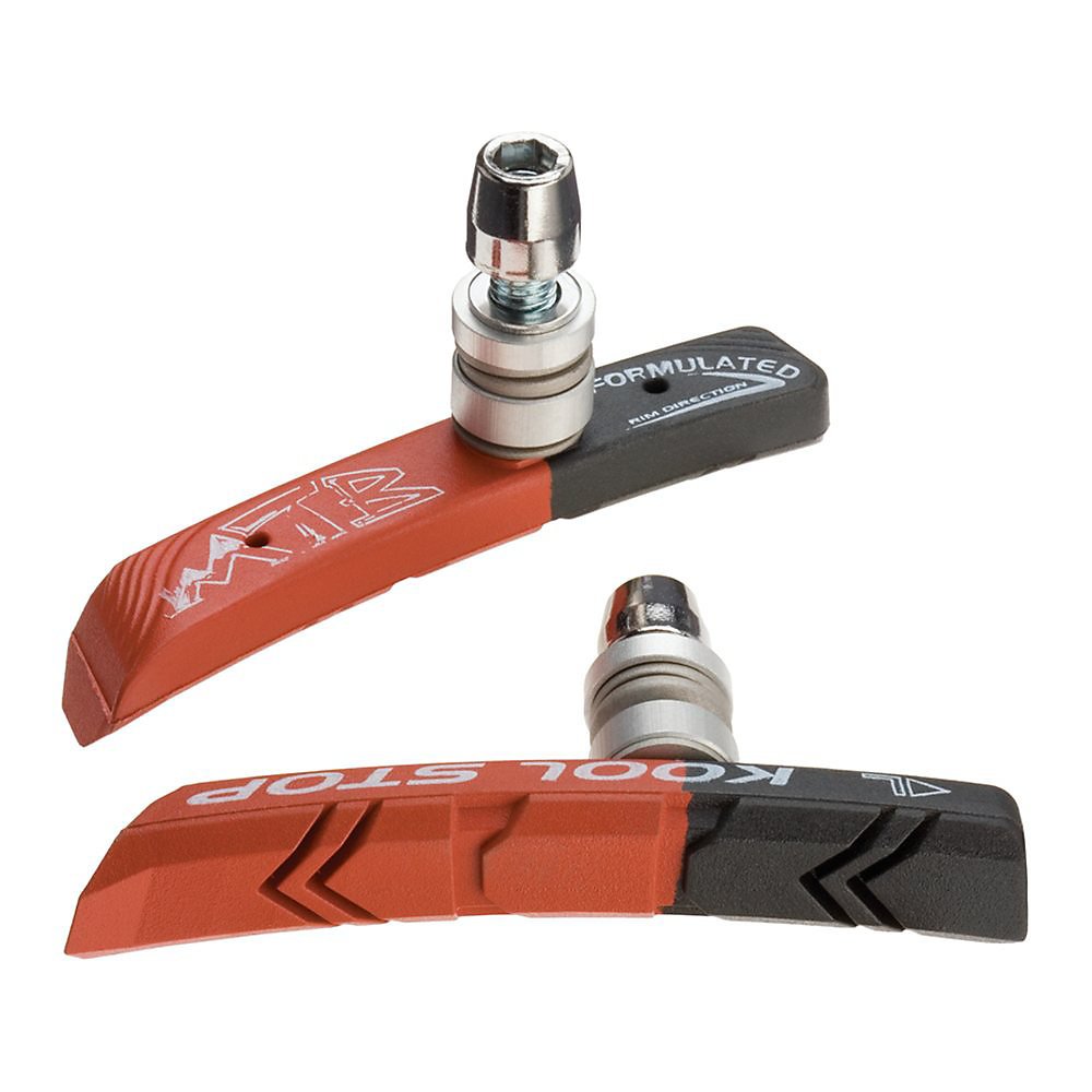 2 Compound BMX Bike Brake Pads - Black