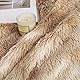 Wajade Kunstfelldecke – Sherpa Schafdecke – Comfort Luxuriöse Flauschige Kuscheldecke – weiche Decke für Couch und Bett – 160 x 200 cm –Camel Color