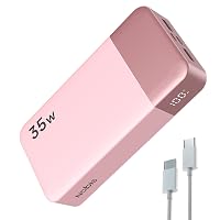 NOBIS Power Bank 20000mAh Power Bank 35W Ricarica Rapida USB C Ingresso/Uscita