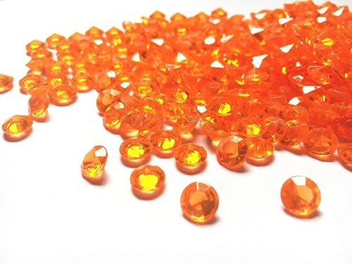 Miniatura 10 de Liying 1000 piezas de diamantes acrílicos de 0.315 in, confeti de mesa de diamantes redondos de imitación, gemas del tesoro para dispersos de mesa,
