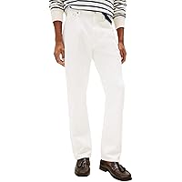 Tommy Hilfiger Uomo Jeans Regular Mercer Vita Media, Bianco (off White)