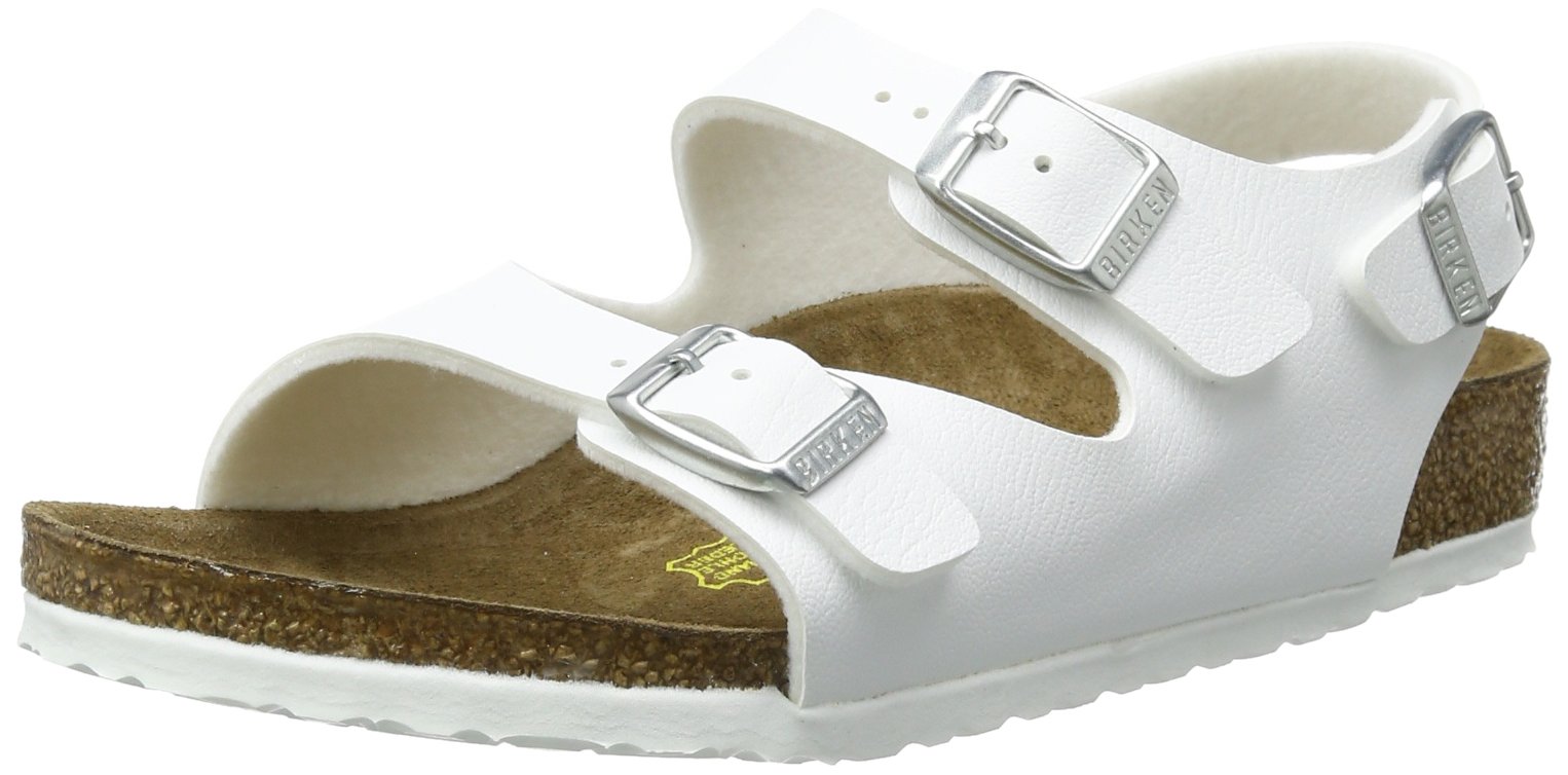 Birkenstock Unisex-Child Roma Kids White synthetic Sandals 25.0 N EU N 233063