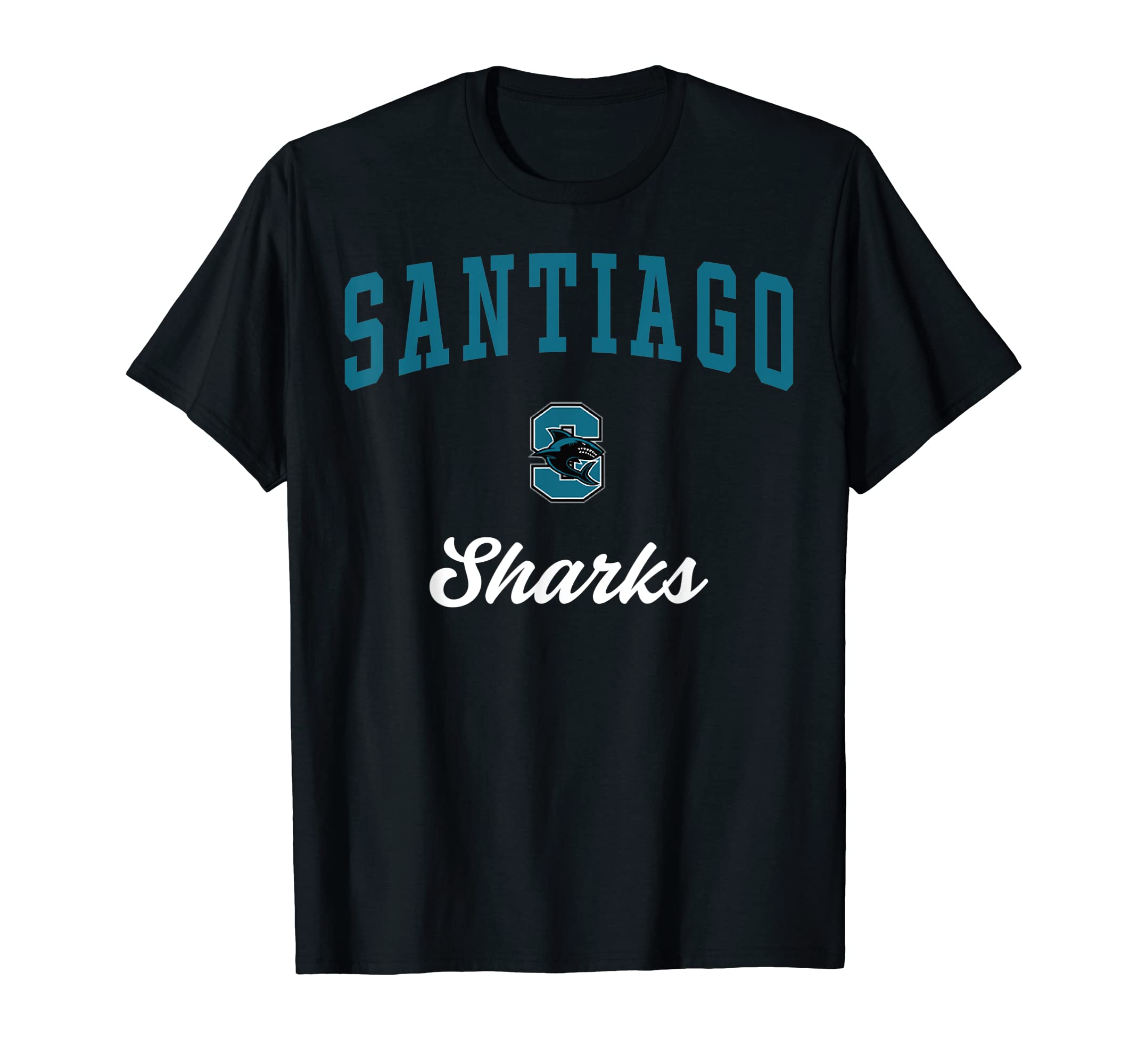 Official High School Fan GearSantiago High School Sharks T-Shirt C3