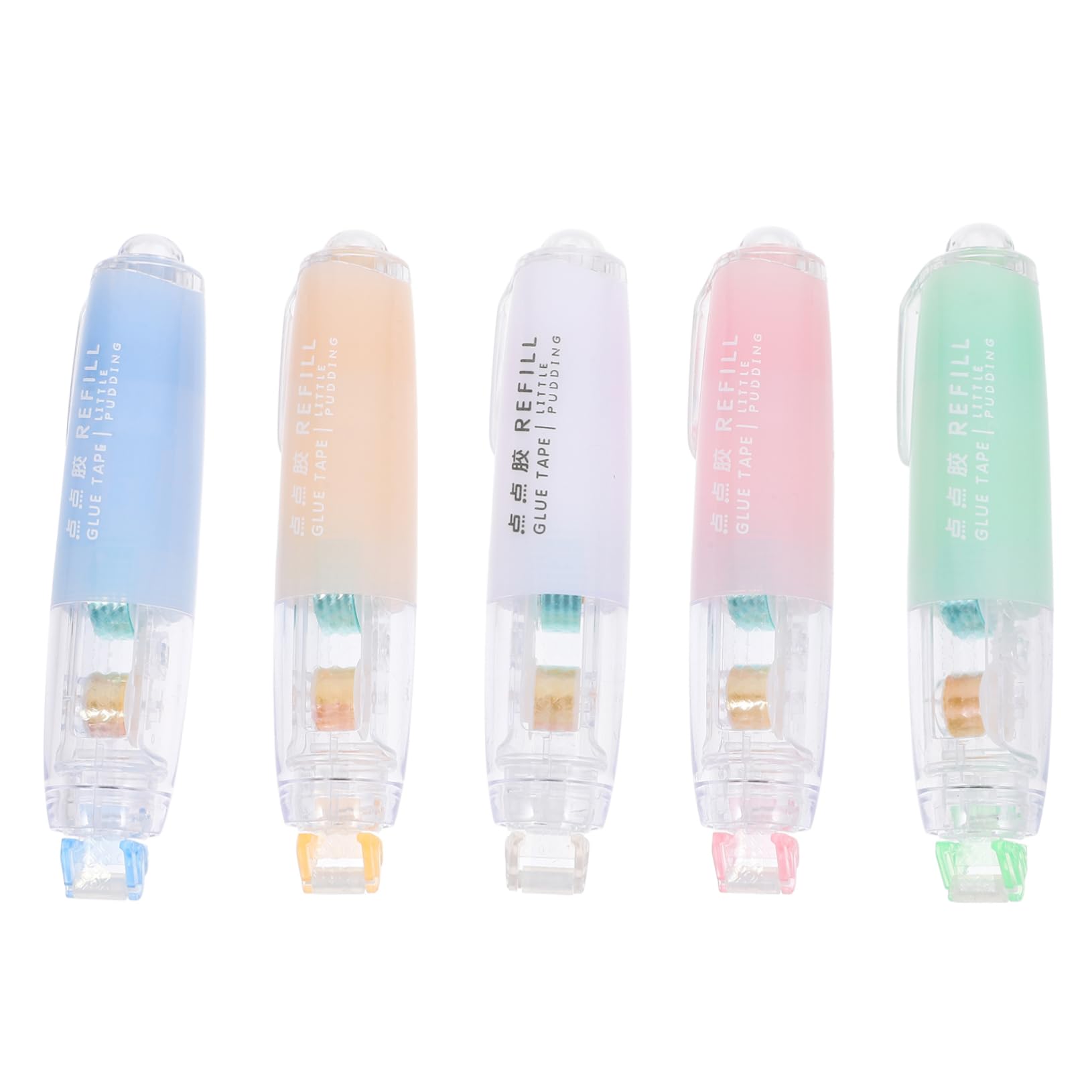 EXCEART 5 Set Nastro Tascabile Penna A Colla Stick Penna Colla Fatta A Mano Forniture Per Ufficio Forniture Per L'artigianato Bastoncini Di Colla Strumento Artigianale Eva 5 Pezzi * 5