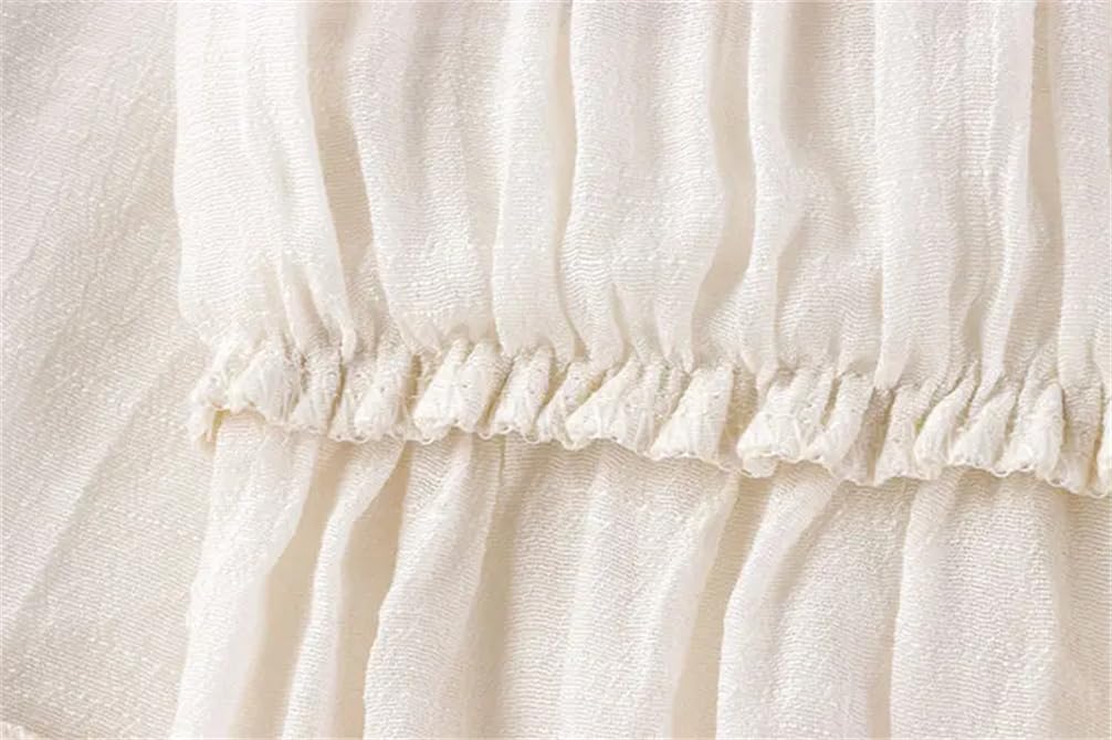 Faldas largas acampanadas con cintura elástica para mujer, estilo vintage, holgadas, lisas