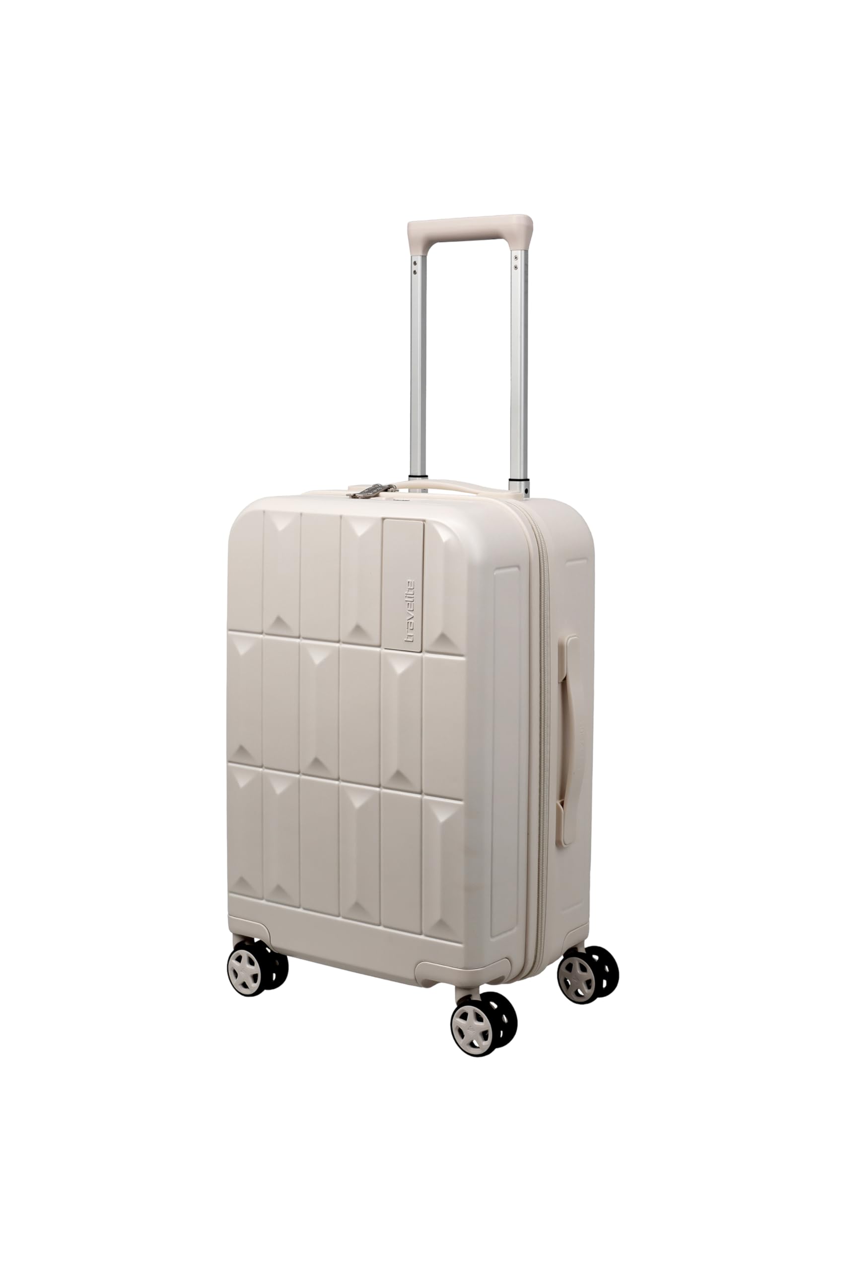 travelite Panello Handgepäck Hard Shell Hand Luggage 55 cm, Off-White, Handgepäck 55cm, Hard Shell Hand Luggage