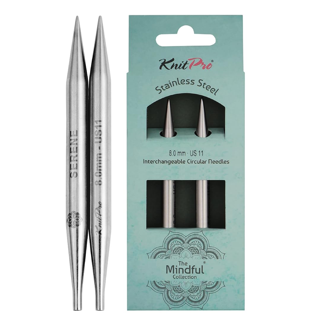 Knitpro - Punte Intercambiabili Mindful Lace Knitpro (10 Cm, 8,00 Mm) - 1 Set-image