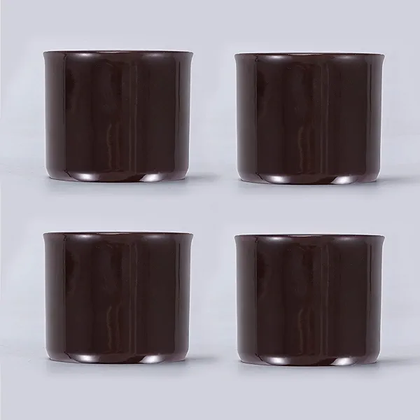 RISTEASO Espresso Cups Set of 2, Ceramic Espresso Cups, Expresso Shots Cups, 2.5oz Tea Cups, Demitasse Cups (4, magic inside)