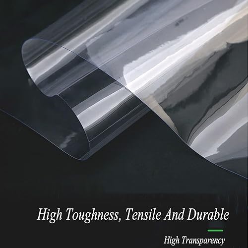 Miniatura 3 de Persianas enrollables transparentes impermeables, cortina de plástico resistente al viento, pantalla de privacidad transparente para balcón, cortina