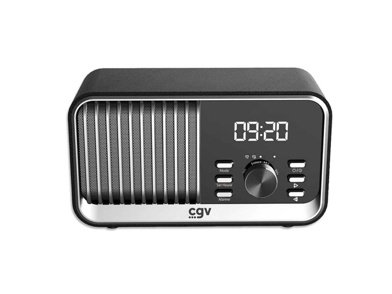 CGV | Bebop FM Noire – Radio Portable FM/Bluetooth 5.3/USB/Micro-SD/AUX