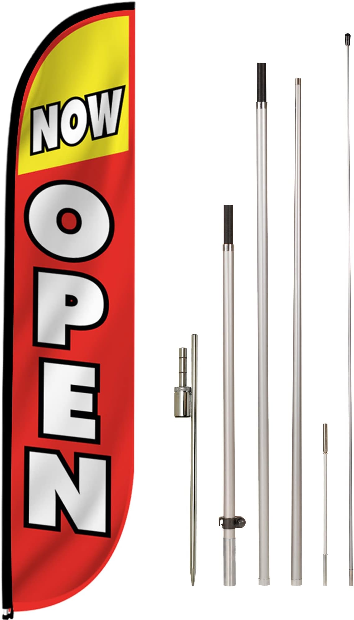 Amazon.com : Large Now Open Banner Outdoor Indoor Signs Polyester ...