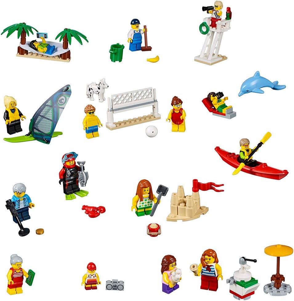 UK 60153 "People Pack Fun At The Beach Construction Toy