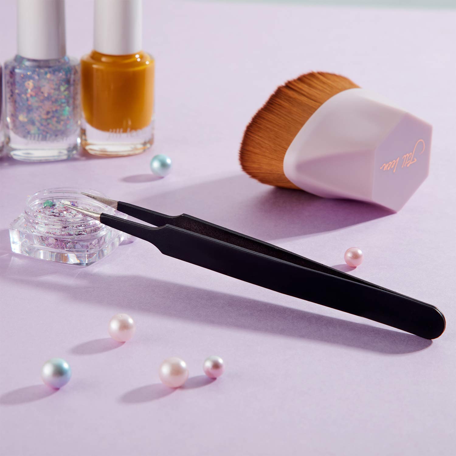 Mini Bead Tweezers Fuse Craft Beading Tweezers for Manual DIY Craft Supplies(5 Pieces) - Image 7