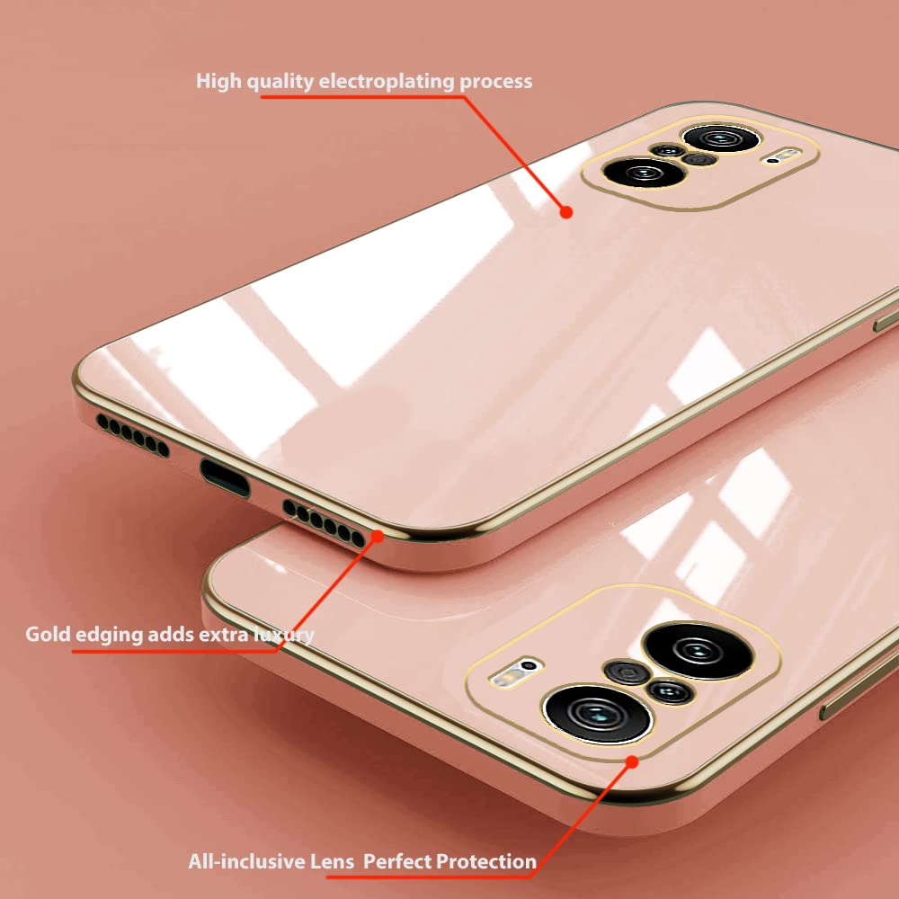 Case For Xiaomi Poco F3 With 2 Screen Protector, Ultra-Thin Soft Lightweight TPU Protection Case Carbon Fiber Design Back Cover For Xiaomi Poco F3 (Poco F3, Red) Price In Saudi Arabia