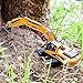 Ailejia Alloy Excavator Construction Truck Toy Tractor Boy Toy Manual Excavator Metal Construction Equipment Models