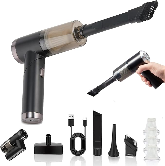 Hucali Handheld Car Vacuum Cleaner, Hucali Official 5 in