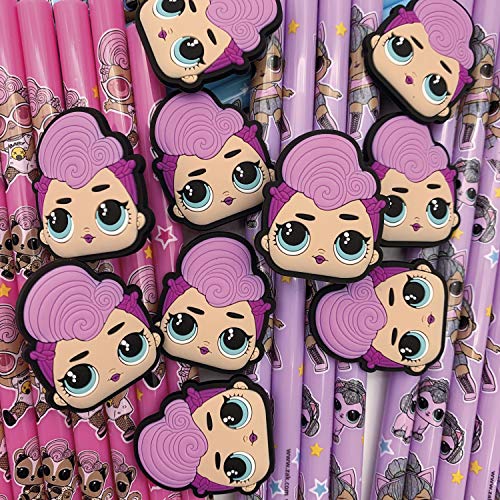 Pitillos plásticos reutilizables Zak Designs L.O.L. Surprise 7.8" miniatura 6