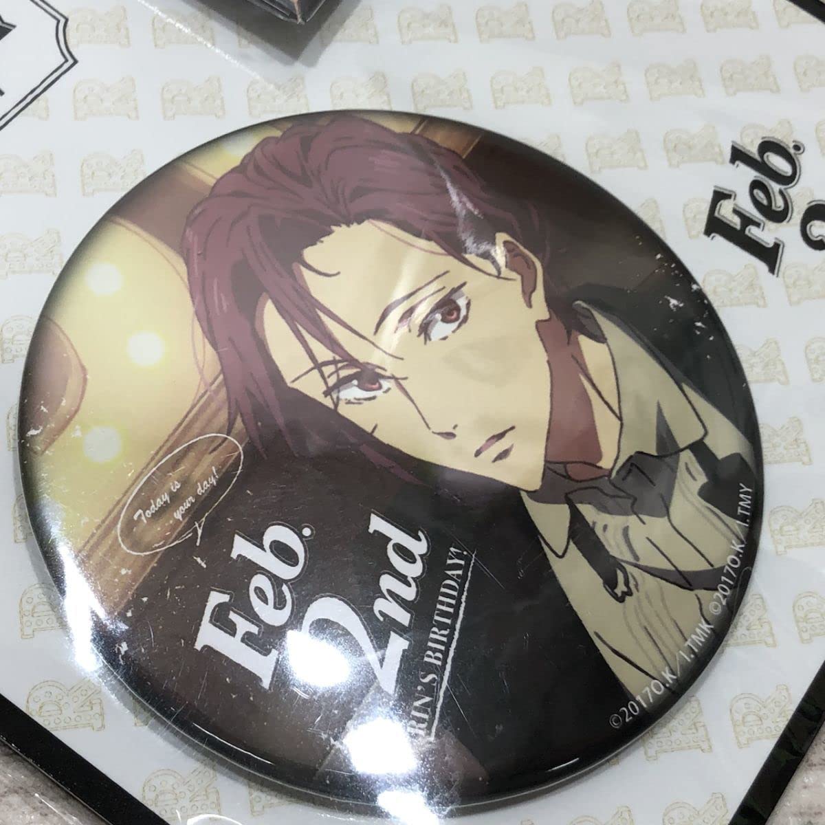 Free! precious Birthday 松岡凛 バースデー 缶バッジ Free! バースデー 缶バッジ 【凛】 Free! 松岡凛 Precious