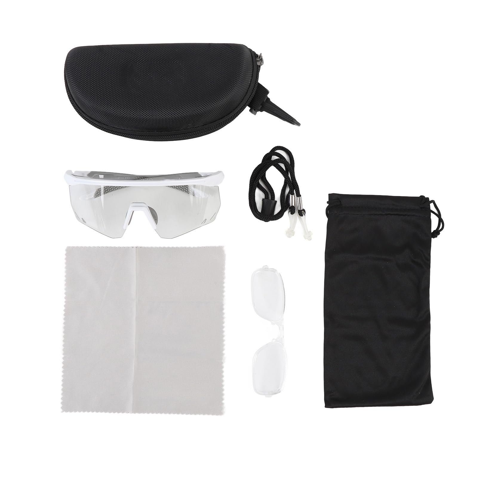 Ejoyous Occhiali da Ciclismo Fotocromatici TR90 Telaio Occhiali da Sole da Bici con Lenti in PC Antiappannamento Antivento Nasello Regolabile per Uomo Donna Ciclismo Corsa Guida Pesca Escursionismo