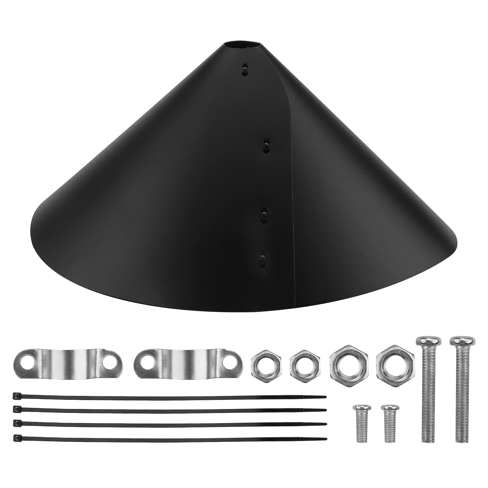 Wrap Around Squirrel Baffle,14 Inch Foldable Squirrel Guard Baffles