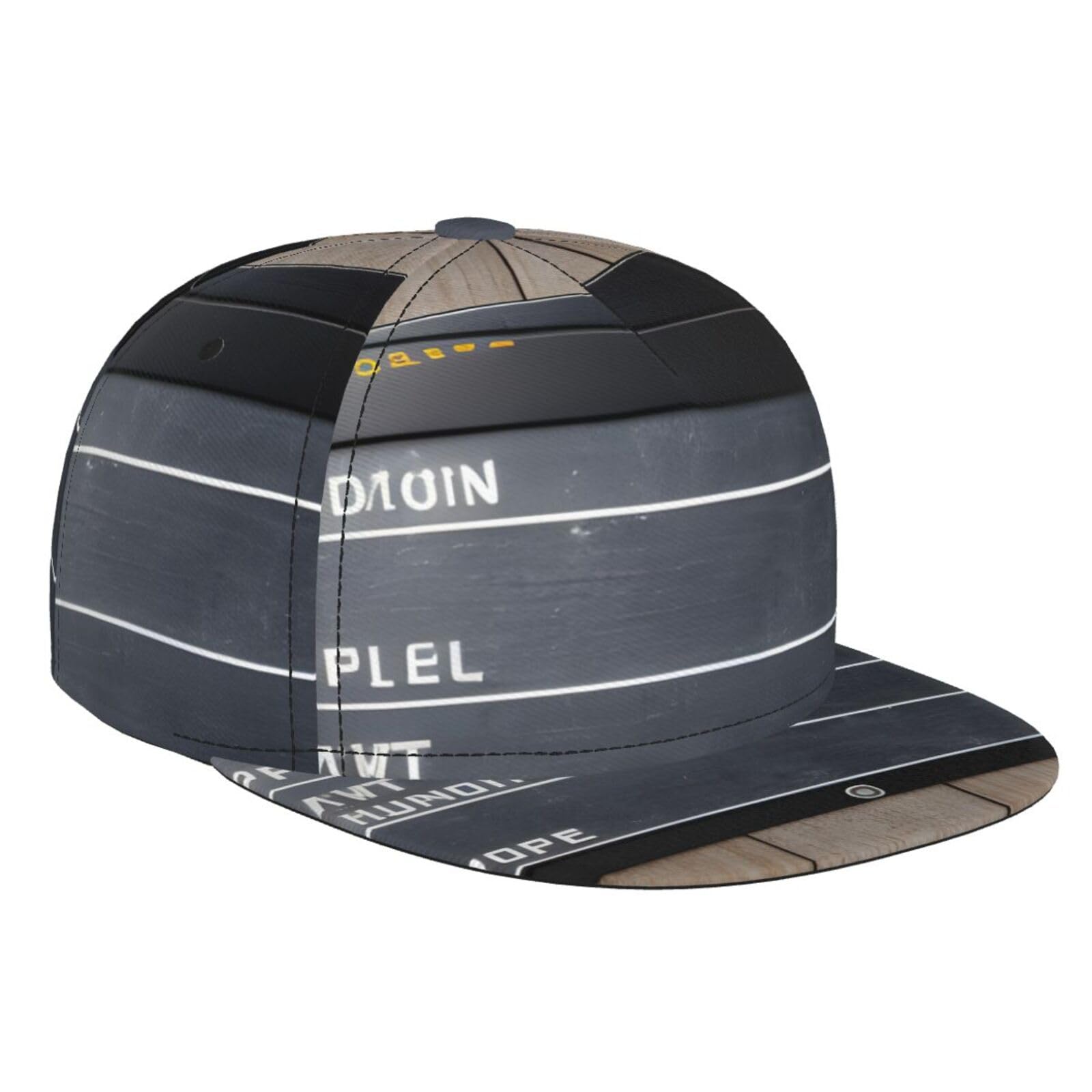 Yanyu Unisex Black Cinema Movie Clapboard And Popcorn Print Versatile Baseball Cap Sports Summer Hat Lightweight Comfortable Outdoor Travel