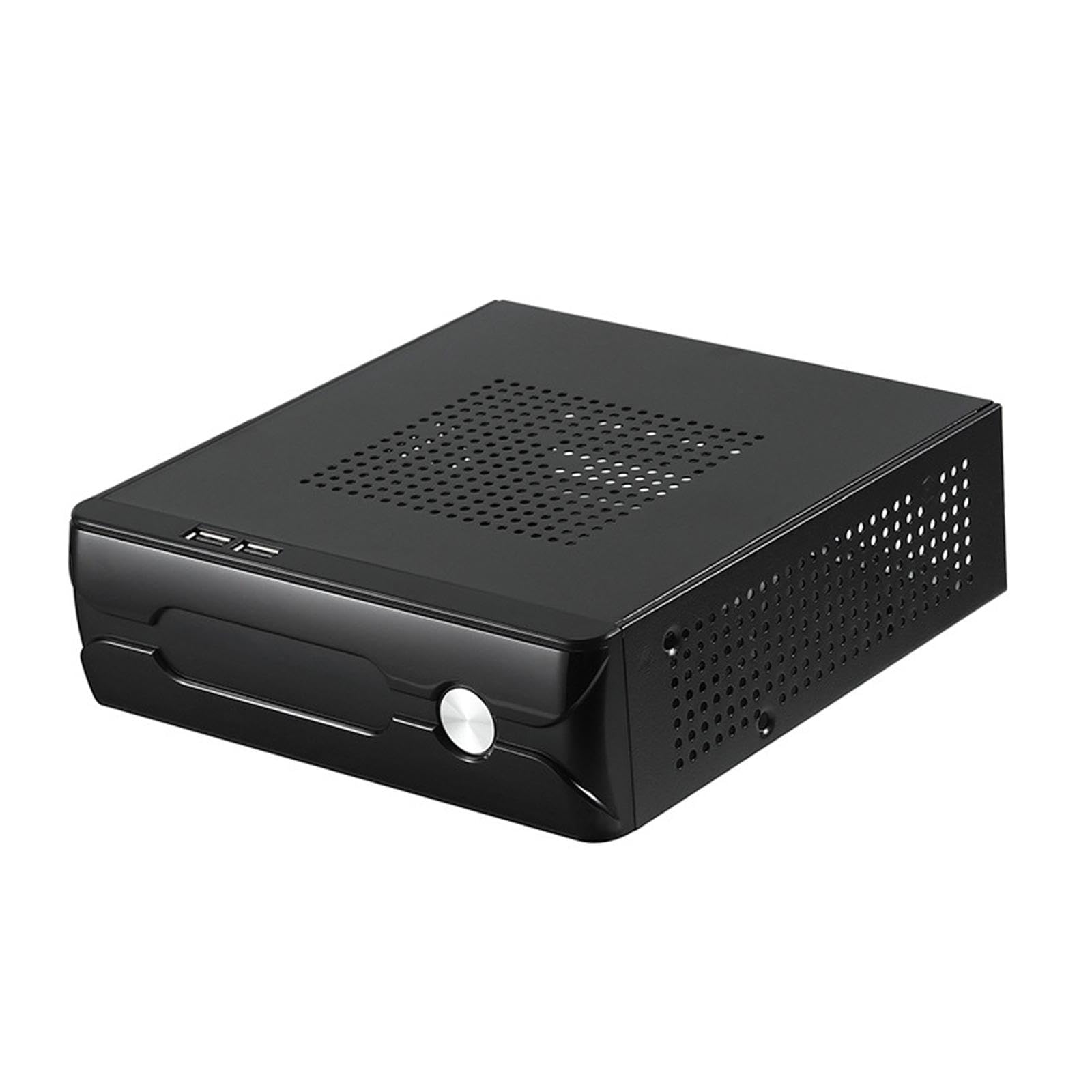 Mini ITX Caso Professionale Metallo 2.0 USB Compact Computer Case per Office M03