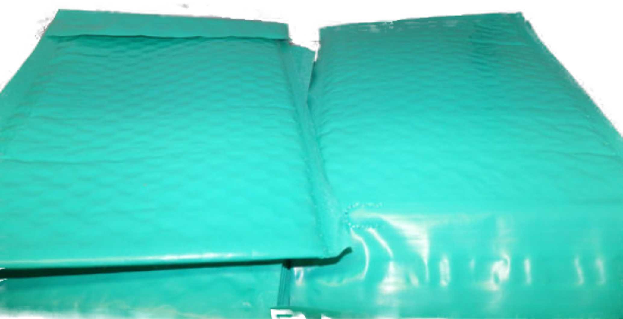 10 6x9 Teal Poly Bubble Mailers