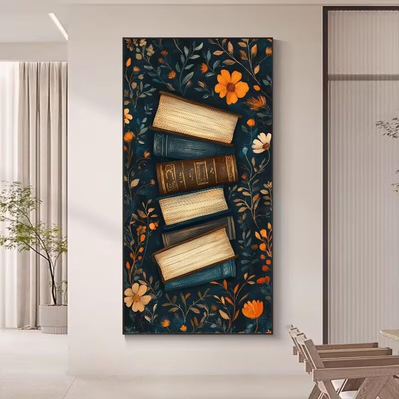 数字油絵 絵画 漫画 本数字でペイントキャンバスにアクリル絵の具を描くためのDIYクラフトキット, 大人の絵画 画の壁の装飾アート,