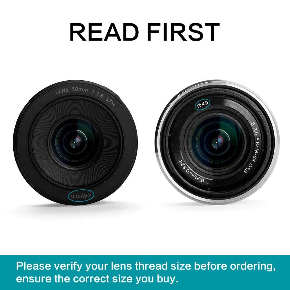 Bouchon D'objectif à Visser 62 Mm En Métal - Protection Anti-poussière Et Rayures - Universel Pour Canon, Nikon, Sony, Etc. - Inclut Chiffon Microfibre