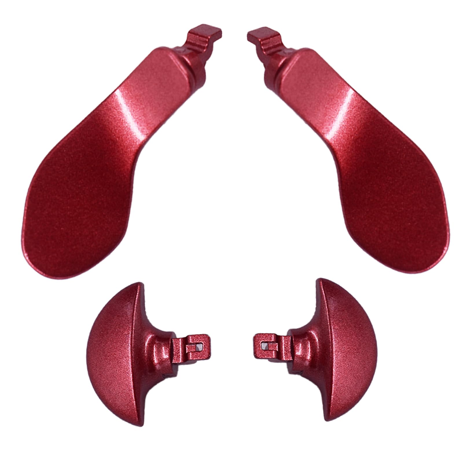 4 Pcs Back Paddles for PS5 Dualsense Edge Controller Replacement Paddles for PS5 Edge Controller Rear Grip Parts