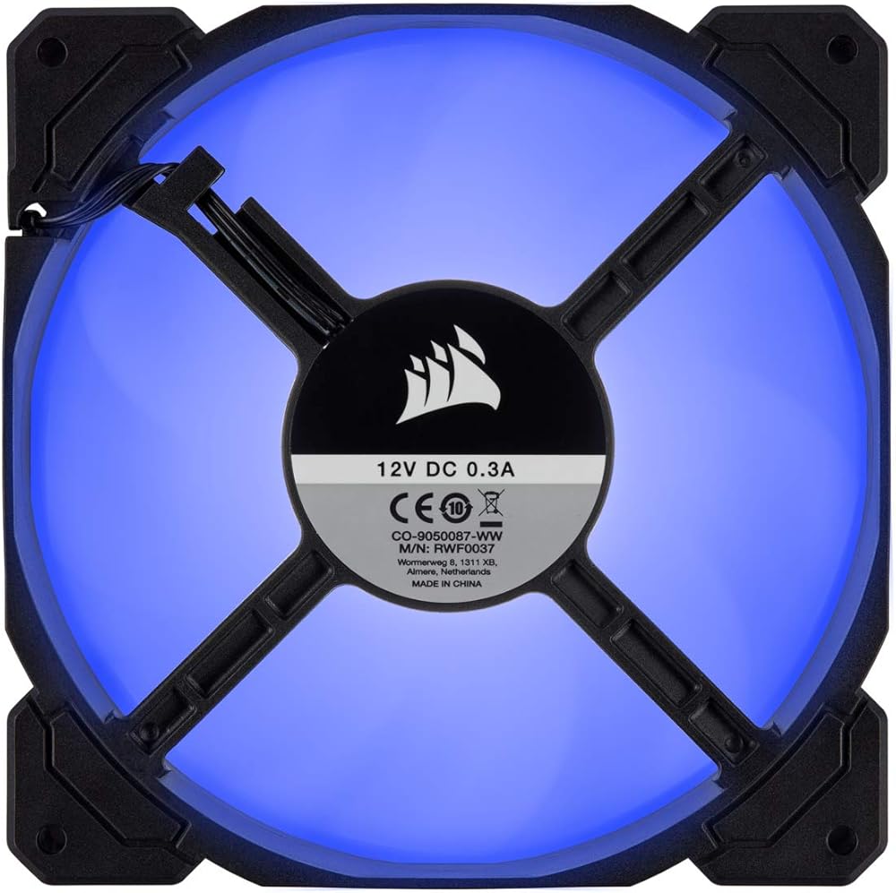CORSAIR AF140 LED Low Noise Cooling Fan, Single Pack thumbnail 4