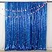 ShinyBeauty Sequin Backdrop Royal Blue 10x10FT Backdrop for Photography Blue Wedding Backdrop 10FT Baby Birthday Photo Booth Backdrop Glitter Backdrop for Party Fabric Backdrop