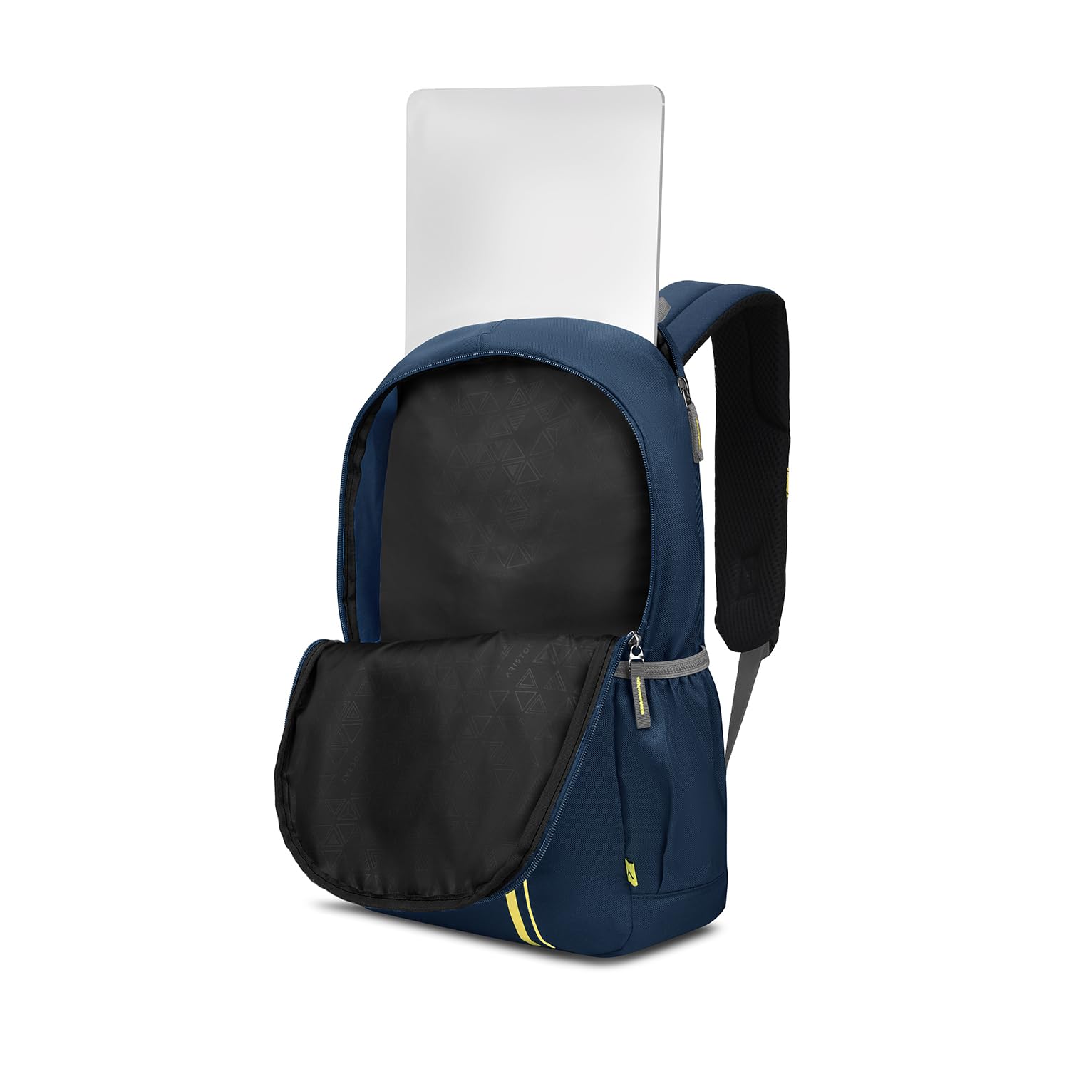 Aristocrat Nova 15L Laptop Backpack for Men & Women with Bottle Pocket | Padded Shoulder Straps, Multi Compartments | Travel & College Bag | Dark Blue 27 61lkbdBSjWL. SL1500