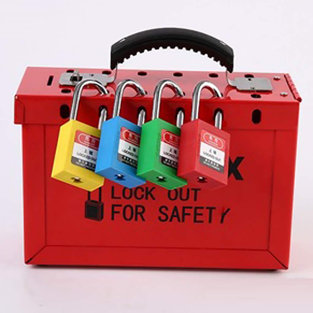 Loto Box - Bloqueo de seguridad para dispositivos de almacenamiento, hasta 12 candados