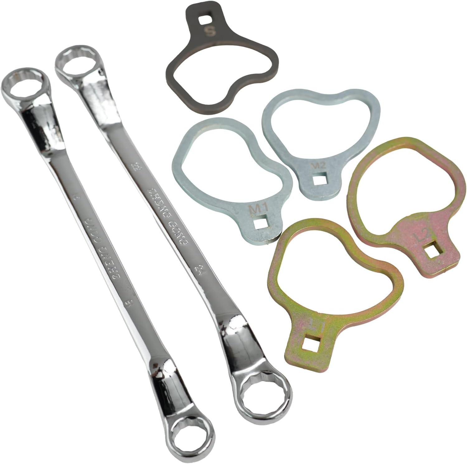 41620 Caster Camber Kit Compatible with Chevrolet and GMC Vehicles, Cam Adjusting Holding Tools with 21mm/24mm Wrench