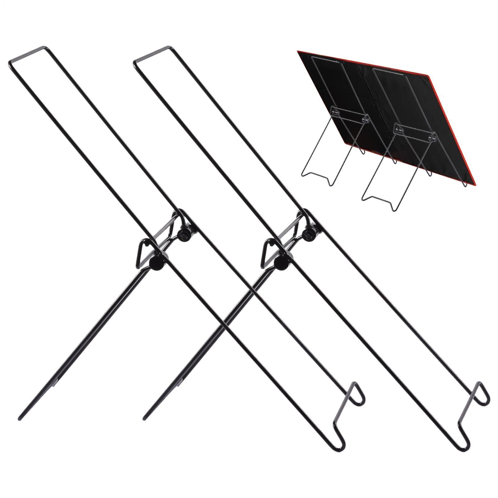 Supporto per Pannello Solare Pieghevole Portatile | Cavalletto Pieghevole Per Pannello Solare 2 Pezzi Adatto A Giardino Balcone Patio Cortile Sentiero Tetto Barca Camper