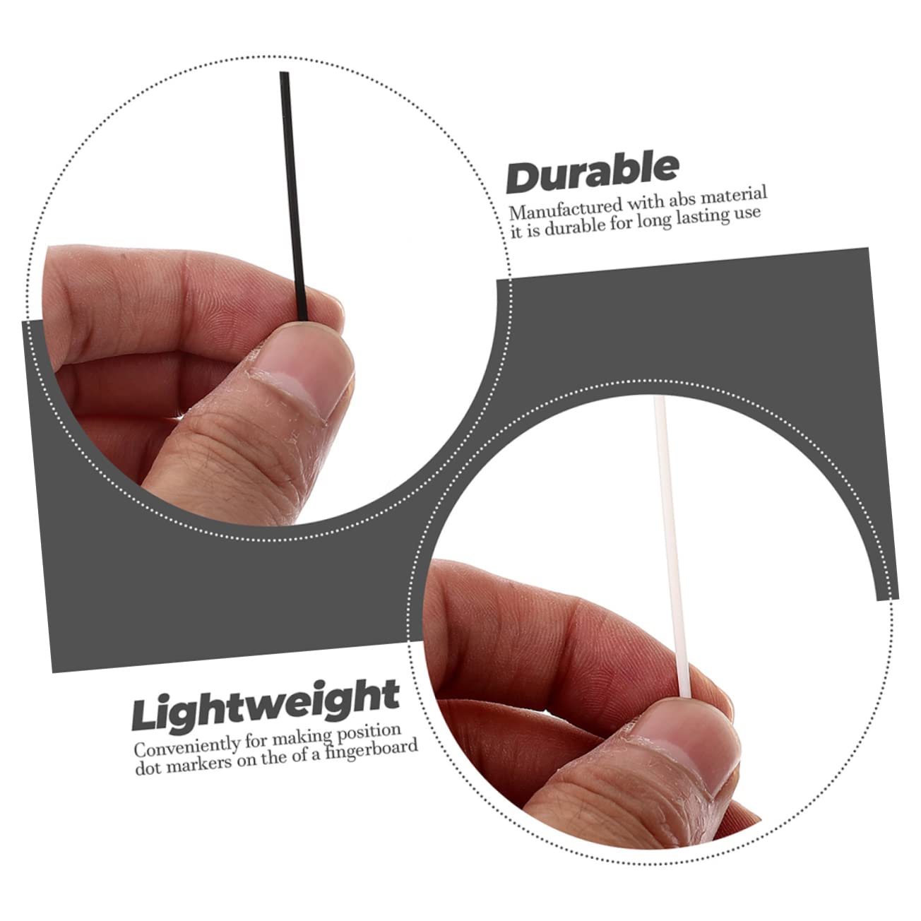 20Pcs 6mm Natural Mother of White Pearl Guitar Fretboard Inlay Dot